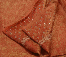 Load image into Gallery viewer, Antique Vintage Indian Saree Tissue Hand Embroidery Woven Craft Fabric Sari
