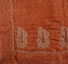 Load image into Gallery viewer, Antique Vintage Indian Saree Tissue Hand Embroidery Woven Craft Fabric Sari
