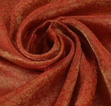 Load image into Gallery viewer, Antique Vintage Indian Saree Tissue Hand Embroidery Woven Craft Fabric Sari
