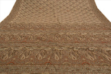 Load image into Gallery viewer, Sanskriti Vintage Indian Saree Art Silk Hand Beaded Woven Craft Fabric Sari
