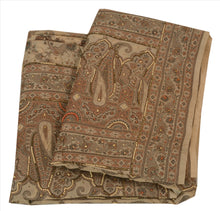 Load image into Gallery viewer, Sanskriti Vintage Indian Saree Art Silk Hand Beaded Woven Craft Fabric Sari
