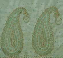 Load image into Gallery viewer, Sanskriti Vintage Indian Saree Art Silk Hand Beaded Craft Fabric Cultural Sari
