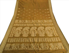 Load image into Gallery viewer, Sanskriti Vintage Indian Saree Art Silk Woven Craft Fabric Baluchari Ethnic Sari
