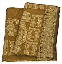 Load image into Gallery viewer, Sanskriti Vintage Indian Saree Art Silk Woven Craft Fabric Baluchari Ethnic Sari
