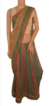 Load image into Gallery viewer, Antique Vintage Indian Saree Georgette Lehenga Sari Hand Embroidery Pre Stitched
