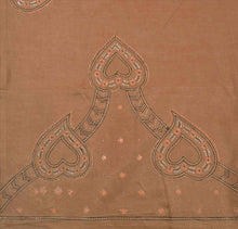 Load image into Gallery viewer, Sanskriti Vintage Indian Saree Art Silk Painted Peach Craft Fabric Sari
