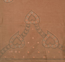 Load image into Gallery viewer, Sanskriti Vintage Indian Saree Art Silk Painted Peach Craft Fabric Sari
