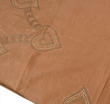 Load image into Gallery viewer, Sanskriti Vintage Indian Saree Art Silk Painted Peach Craft Fabric Sari
