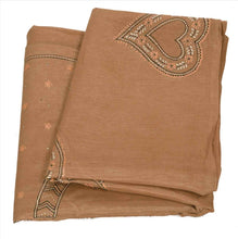 Load image into Gallery viewer, Sanskriti Vintage Indian Saree Art Silk Painted Peach Craft Fabric Sari
