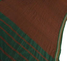 Load image into Gallery viewer, Sanskriti Vintage Indian Saree Art Silk Woven Green Craft Fabric Sari
