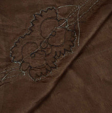 Load image into Gallery viewer, Antique Vintage Indian Saree 100% Pure Silk Hand Embroidery Craft Fabric Sari
