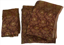 Load image into Gallery viewer, Vintage Indian Saree 100% Pure Organza Silk Hand Beaded Woven Fabric Ethnic Sari
