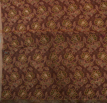 Load image into Gallery viewer, Vintage Indian Saree 100% Pure Organza Silk Hand Beaded Woven Fabric Ethnic Sari
