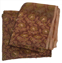 Load image into Gallery viewer, Vintage Indian Saree 100% Pure Organza Silk Hand Beaded Woven Fabric Ethnic Sari
