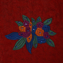 Load image into Gallery viewer, Sanskriti Vintage Indian Saree Art Silk Hand Beaded Craft Fabric Cultural Sari
