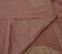 Load image into Gallery viewer, Sanskriti Vintage Indian Saree Art Silk Hand Beaded Craft Fabric Ethnic Sari
