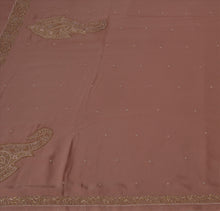 Load image into Gallery viewer, Sanskriti Vintage Indian Saree Art Silk Hand Beaded Craft Fabric Ethnic Sari
