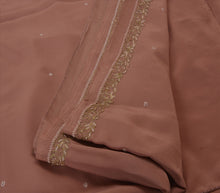 Load image into Gallery viewer, Sanskriti Vintage Indian Saree Art Silk Hand Beaded Craft Fabric Ethnic Sari
