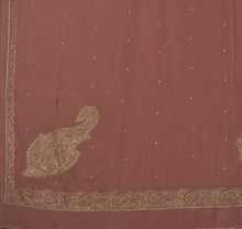 Load image into Gallery viewer, Sanskriti Vintage Indian Saree Art Silk Hand Beaded Craft Fabric Ethnic Sari
