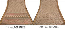 Load image into Gallery viewer, Sanskriti Vintage Indian Saree Art Silk Printed Cream Craft Fabric Sari

