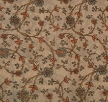 Load image into Gallery viewer, Sanskriti Vintage Indian Saree Art Silk Printed Cream Craft Fabric Sari
