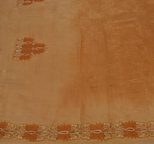 Load image into Gallery viewer, Antique Vintage Indian Saree 100% Pure Crepe Silk Embroidery Craft Fabric Sari
