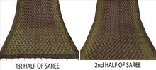 Load image into Gallery viewer, Antique Vintage Indian Saree Net Mesh Hand Embroidery Woven Craft Fabric Sari
