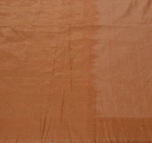 Load image into Gallery viewer, Sanskriti Antique Vintage Indian Saree Silk Blend Woven Peach Craft Fabric Sari
