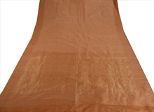 Load image into Gallery viewer, Sanskriti Antique Vintage Indian Saree Silk Blend Woven Peach Craft Fabric Sari
