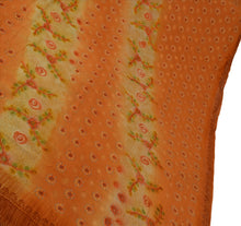 Load image into Gallery viewer, Antique Vintage Indian Saree 100% Pure Georgette Silk Embroidery Fabric Sari
