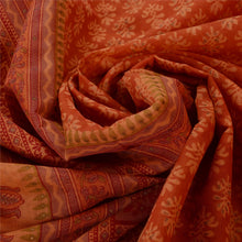 Load image into Gallery viewer, Sanskriti Vintage Indian Saree Cotton Blend Embroidered Peach Craft Fabric Sari
