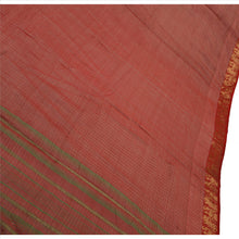 Load image into Gallery viewer, Sanskriti Vintage Indian Saree Cotton Blend Woven Pink Craft Fabric Sari Lady
