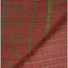 Load image into Gallery viewer, Sanskriti Vintage Indian Saree Cotton Blend Woven Pink Craft Fabric Sari Lady
