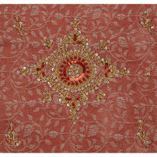 Load image into Gallery viewer, Sanskriti Vintage Indian Saree Tissue Hand Beaded Woven Fabric Sari Zardozi

