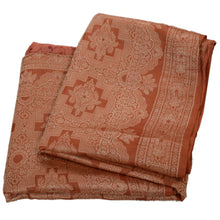 Load image into Gallery viewer, Antique Vintage Indian Saree 100% Pure Silk Woven Embroidered Peach Fabric Sari
