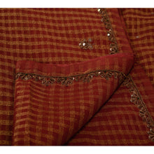 Load image into Gallery viewer, Vintage Indian Saree Georgette Hand Beaded Woven Fabric Cultural Sari Zari
