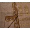 Sanskriti Vintage Indian Saree Silk Blend Woven Craft Sustainable Fabric Premium Sari