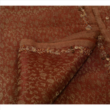 Load image into Gallery viewer, Antique Vintage Indian Saree Tissue Hand Embroidery Woven Fabric Sari Kundan

