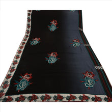 Load image into Gallery viewer, Sanskriti Vintage Indian Saree Georgette Hand Embroidery Craft Fabric Sari Glass
