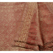 Load image into Gallery viewer, Antique Vintage Indian Saree Tissue Hand Embroidery Woven Fabric Sari Zardozi
