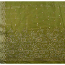 Load image into Gallery viewer, Sanskriti Vintage Indian Saree Art Silk Hand Embroidery Woven Fabric Sari Zari
