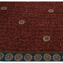 Load image into Gallery viewer, Sanskriti Vintage Indian Saree Georgette Hand Embroidered Craft Fabric Sari Zari
