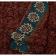 Load image into Gallery viewer, Sanskriti Vintage Indian Saree Georgette Hand Embroidered Craft Fabric Sari Zari
