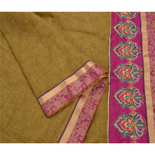 Load image into Gallery viewer, Indian Saree Art Silk Embroidered Green Fabric Cultural Sari
