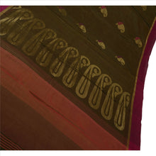 Load image into Gallery viewer, Sanskriti Vintage Indian Saree Cotton Blend Woven Green Craft Fabric Sari
