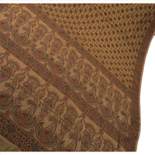 Load image into Gallery viewer, Sanskriti Vintage Indian Saree Art Silk Woven Cream Craft Fabric Sari Floral
