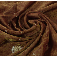 Load image into Gallery viewer, Sanskriti Vintage Indian Saree Cotton Hand Beaded Woven Fabric Zardozi Work Sari
