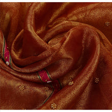 Load image into Gallery viewer, Sanskriti Antique Vintage Saree Tissue Hand Beaded Woven Maroon Fabric Sari

