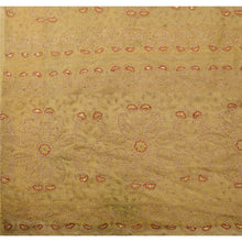 Load image into Gallery viewer, Sanskriti Antique Vintage Indian Saree Net Mesh Hand Embroidery Fabric Zari Sari
