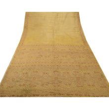 Load image into Gallery viewer, Sanskriti Antique Vintage Indian Saree Net Mesh Hand Embroidery Fabric Zari Sari
